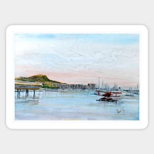 Townsville Breakwater Marina - The Red Barron and Castle Hill Sticker